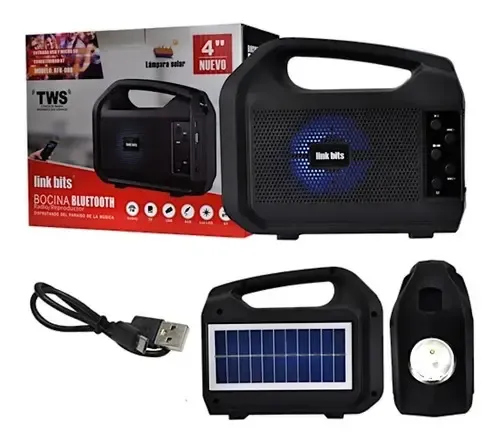 راديو على الطاقة الشمسية مع كشاف 