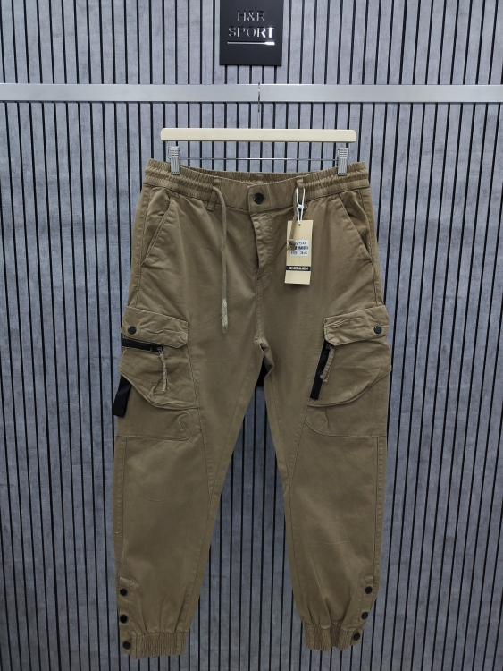 بنطلون جنكل كتان صيني 