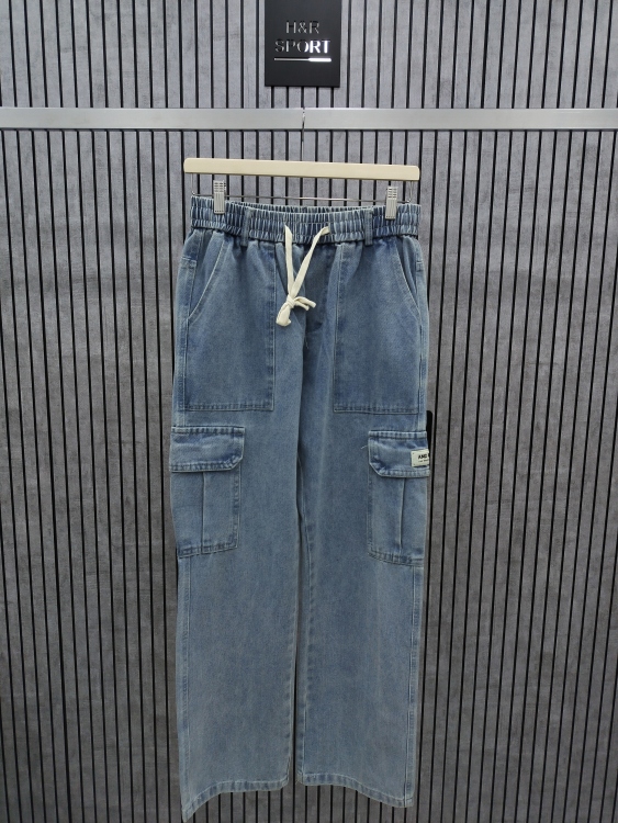 بنطلون جينز كارجو صيني 