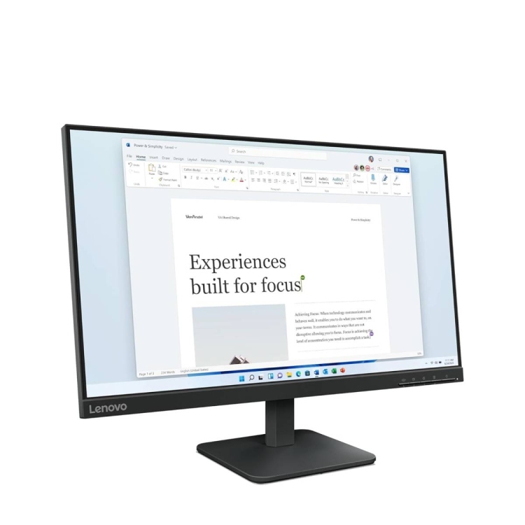 LENOVO THINKVISION L24-4E , 23.8"100HZ, 4MS- 1YEAR WARRANTY