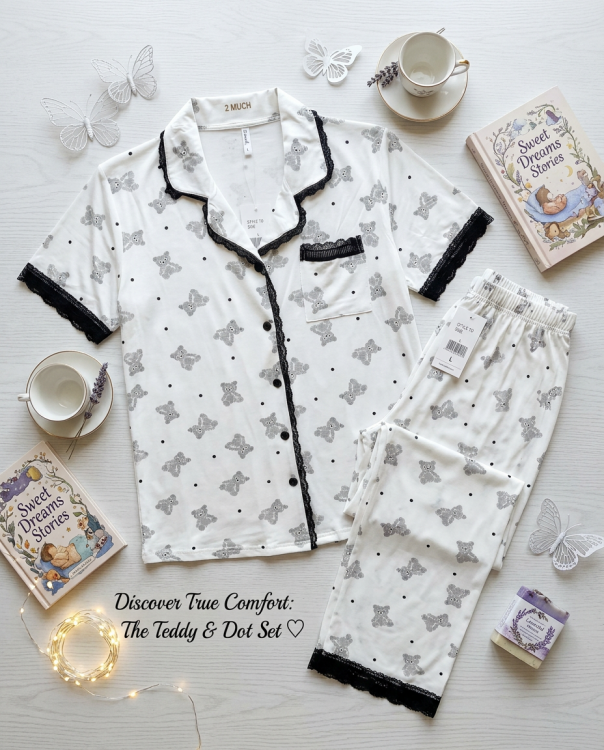 بيجامه فسيكوز قطن 3091