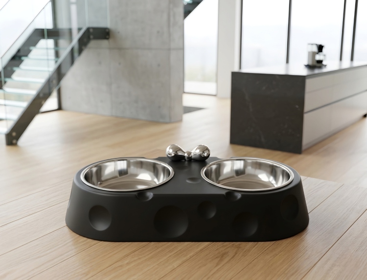 صحن دبل ستانلس ستيل بفيونكه