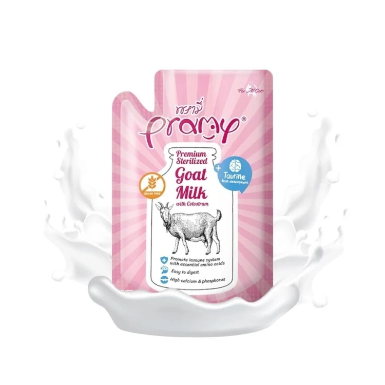 حليب ماعز للقطط من برامي غني بالتورين والاحماض الامينية 60 غم