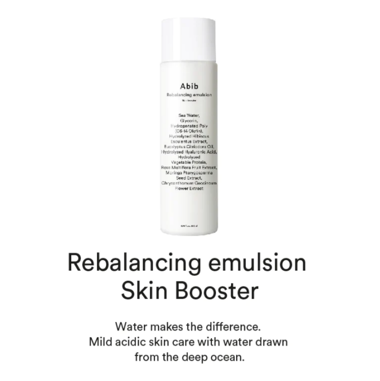 Abib, Rebalancing Emulsion Skin Booster