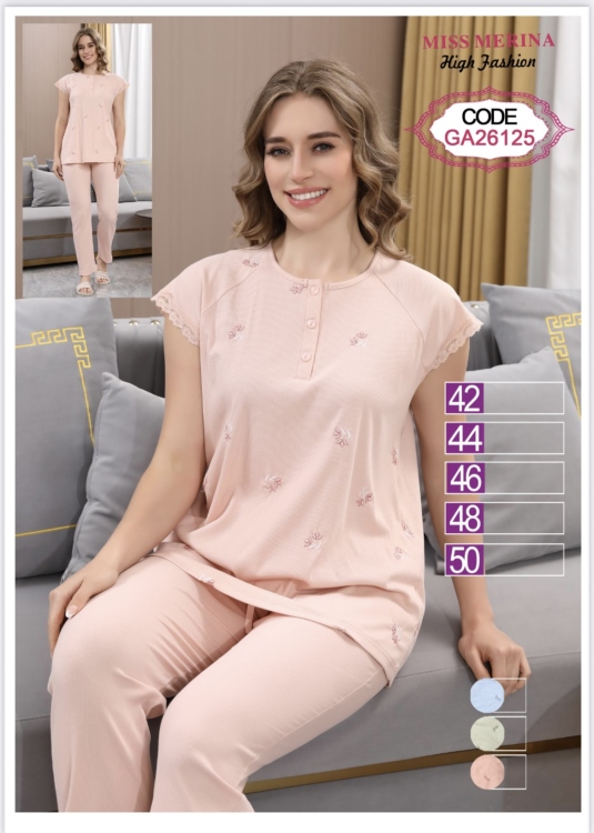 بيجامه قطعتين 26125