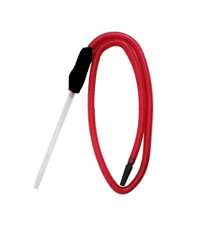 Fox  Hookah Glass Disposable Hose - Red Color 