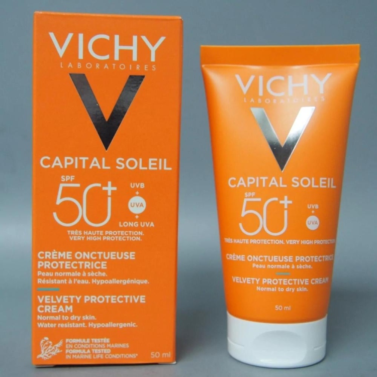 واقي شمس VICHY Capital Soleil Spf50+ Velvety Sunblock Cream