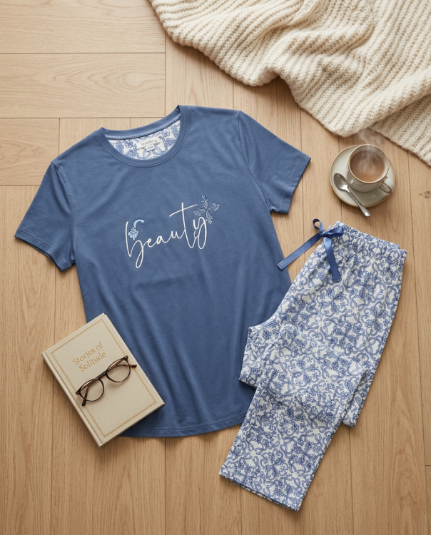 بيجامه ميلك سيلك 3X-6X