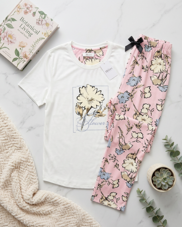 بيجامه ميلك سيلك 3X-6X