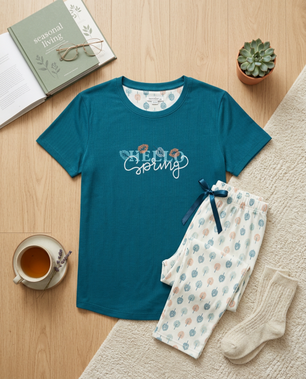 بيجامه ميلك سيلك 3X-6X