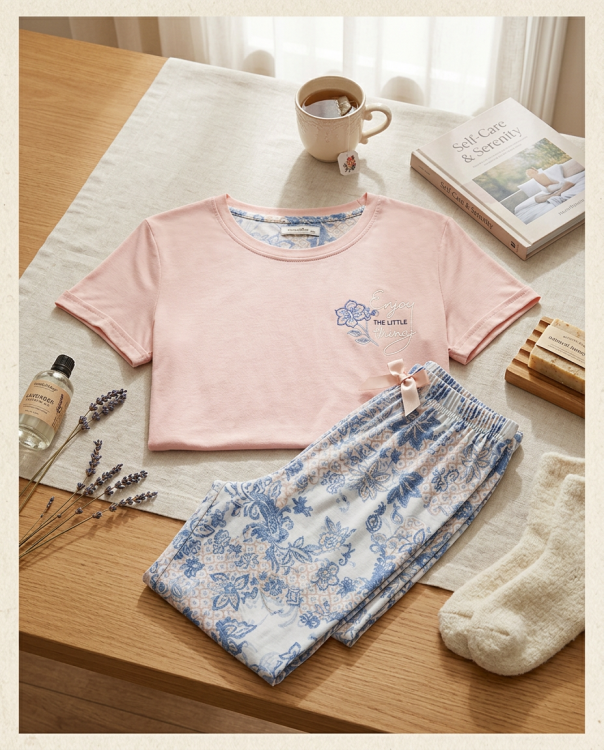 بيجامه ميلك سيلك 3X-6X