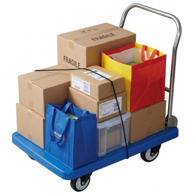 عربايه سطحه كبيره بلاستيك 400 كيلو 