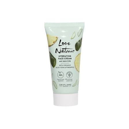 ESSENTIALS Glow Essentials Face Wash  -  LOVE NATURE Hydrating Face Cream with Organic Aloe Vera & Pineapple     46071 - 43908