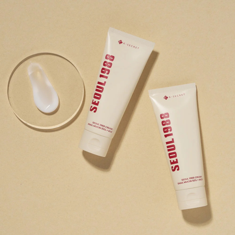 The K-SECRET Seoul 1988 Cream: Snail Mucin 93% + Rice
