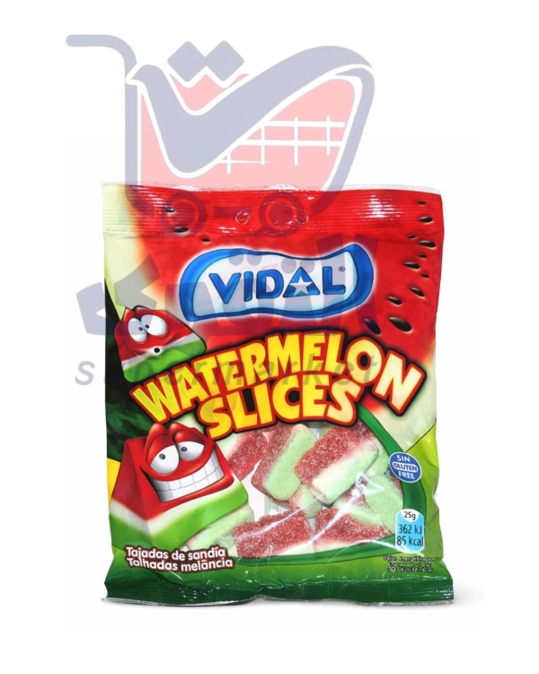 فيدال سوس بطيخ حامض خالي من جلوتين 100غم