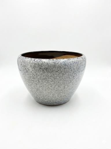 فازة زرع مودرن سيرامك بتصميم معتق حجم كبير 