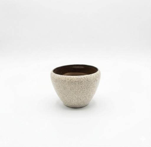 فازة زرع مودرن سيرامك بتصميم معتق حجم صغير 