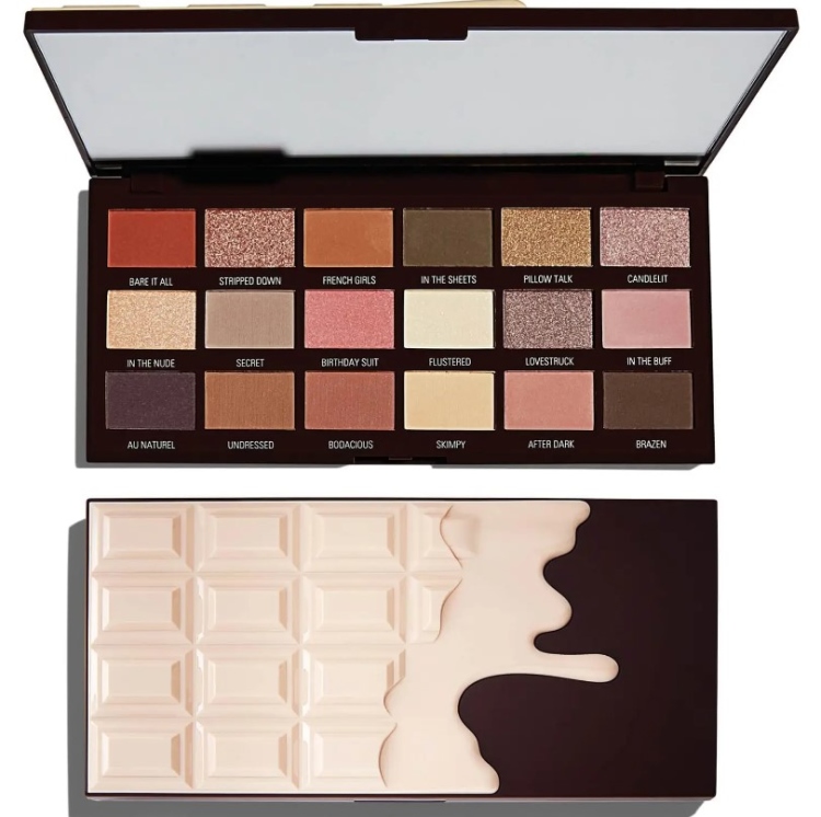 I Heart Revolution Nudes Chocolate Eye Shadow Palette رفليوشن، ايشدو
