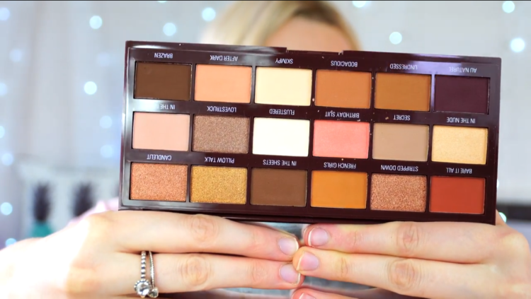 I Heart Revolution Nudes Chocolate Eye Shadow Palette رفليوشن، ايشدو