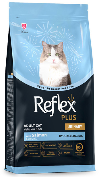 ريفلكس بلس - للقطط البالغة- لمشاكل المسالك البولية- بنكهة السلمون 