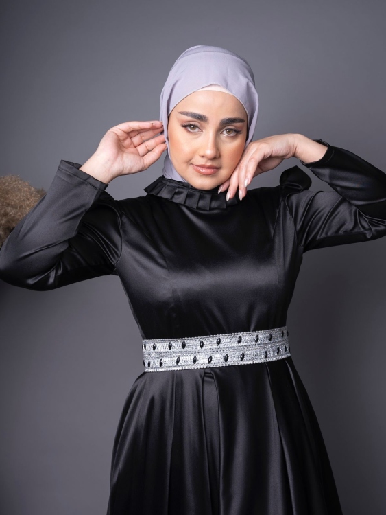 فستان تركي اسود
