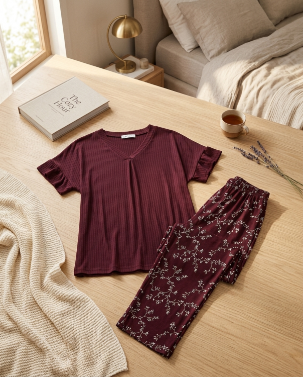 بيجامه قطعتين ستاتي 41056