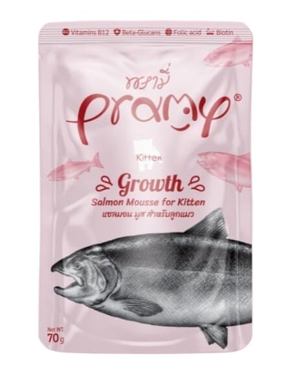 موس سمك السلمون لنمو القطط الصغيرة