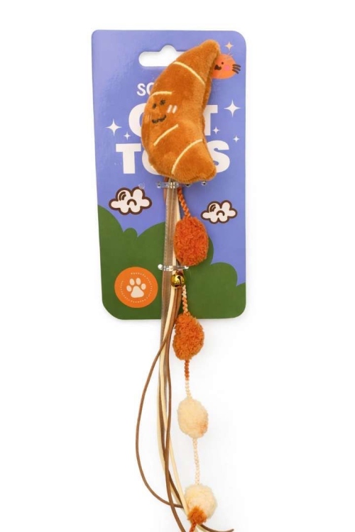 Interactive cat toy stick