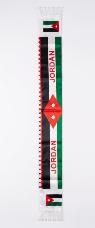 لفحة علم الاردن وشماغ