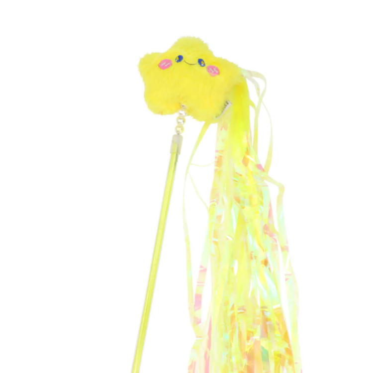 Star feather cat toy