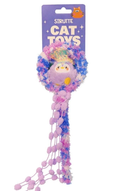 Interactive cat toy stick