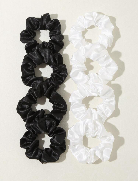Satin scrunchies 8 Pcs 