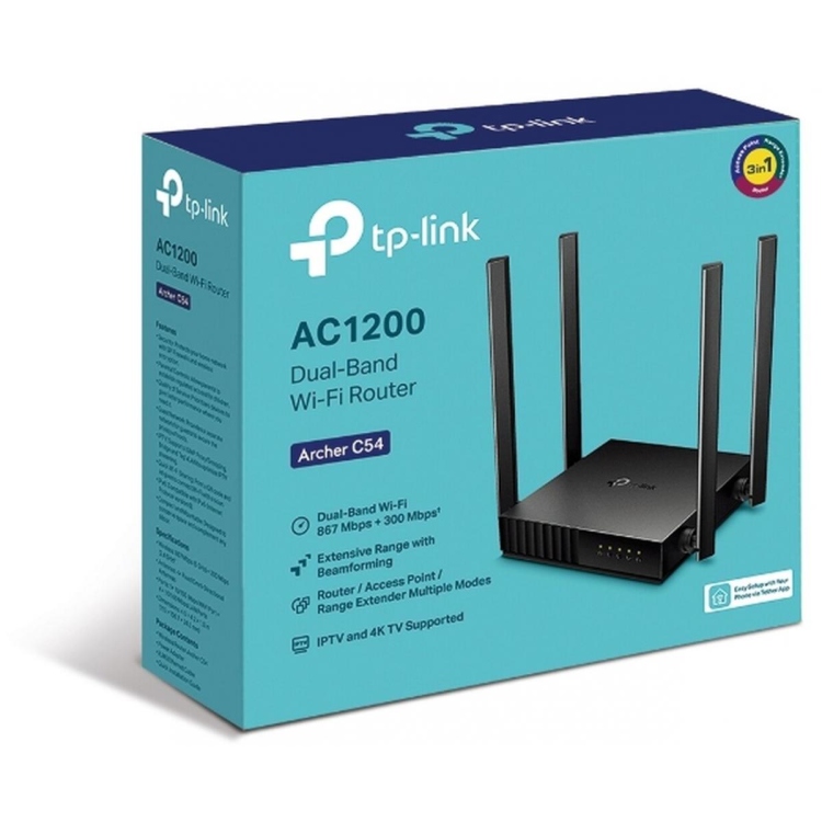 راوتر مقوي اشارة انترنت AC1200 C54 يدعم الفايبر