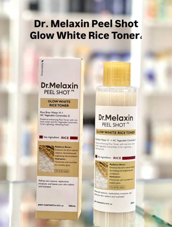 Dr. Melaxin Peel Shot Glow White Rice Toner 