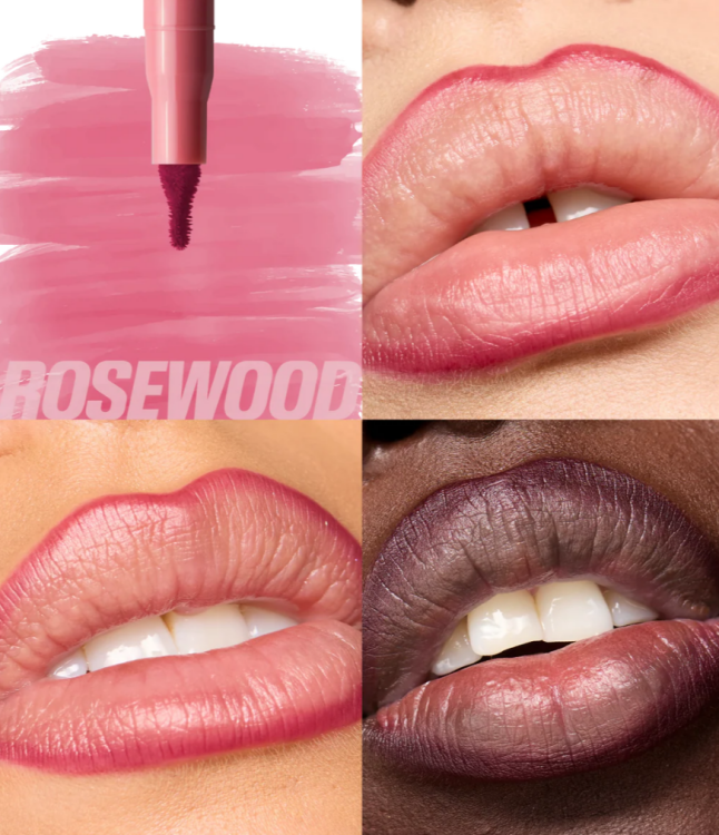 Huda Beauty, Makeout Sesh Lip Duo – Rosy Nudes