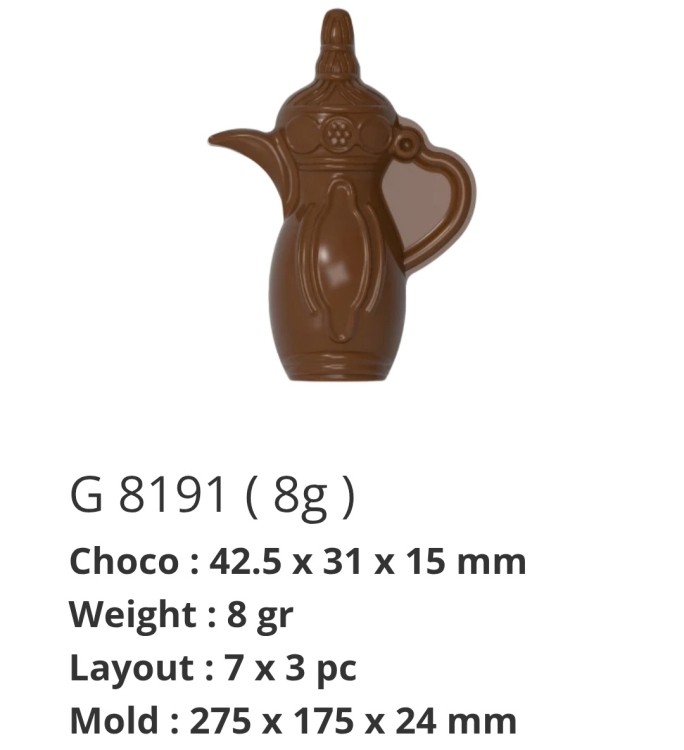 قالب شكولاته بولي كربون دله