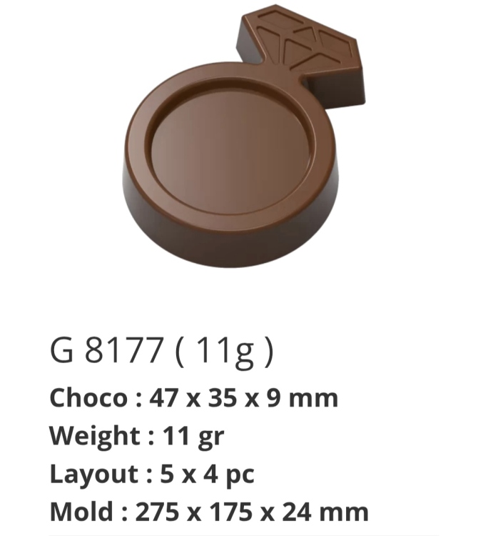 قالب يولي كربون خاتم زواج 