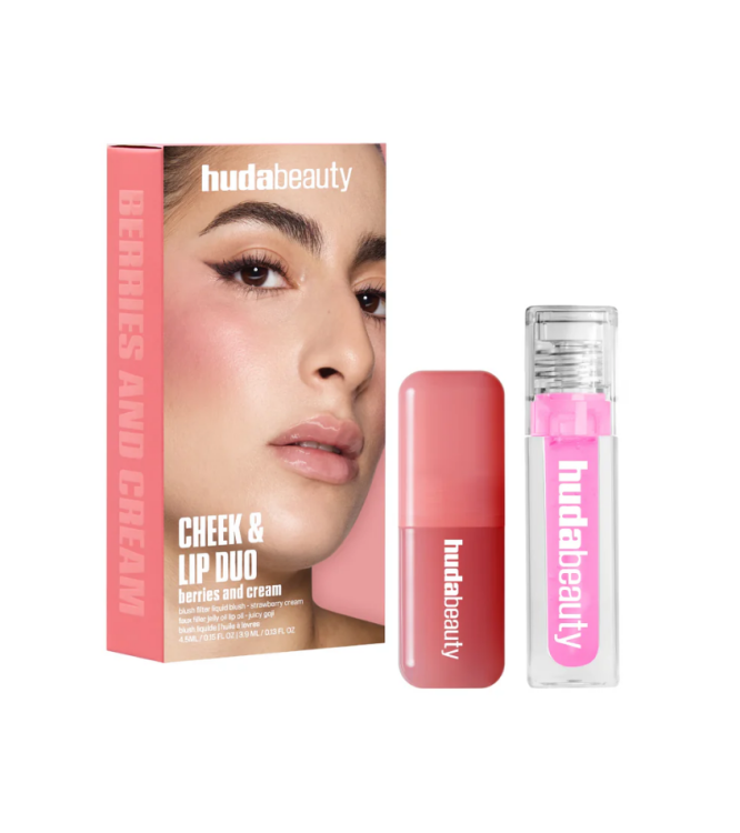 Huda beauty, Cheek & Lip Duo - Berries & Cream