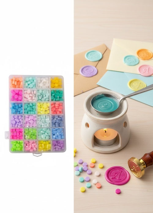 تشكيل شمع ألوان 