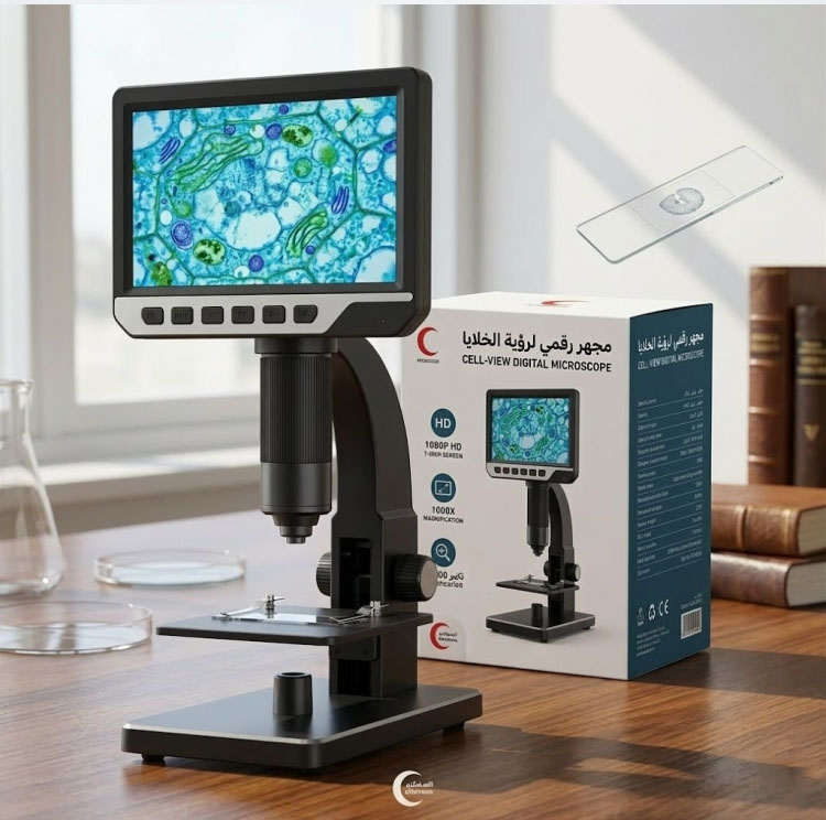 مجهر رقمي لرؤية الخلايا