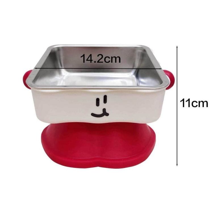 صحن مفرد ستانلس ستيل بشكل لطيف 