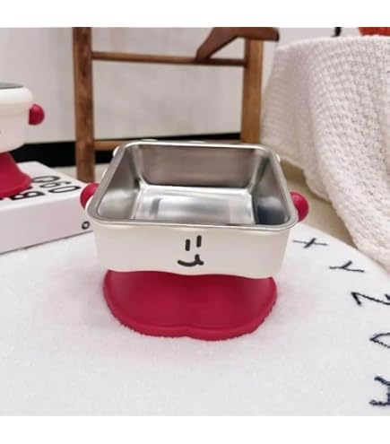 صحن مفرد ستانلس ستيل بشكل لطيف 