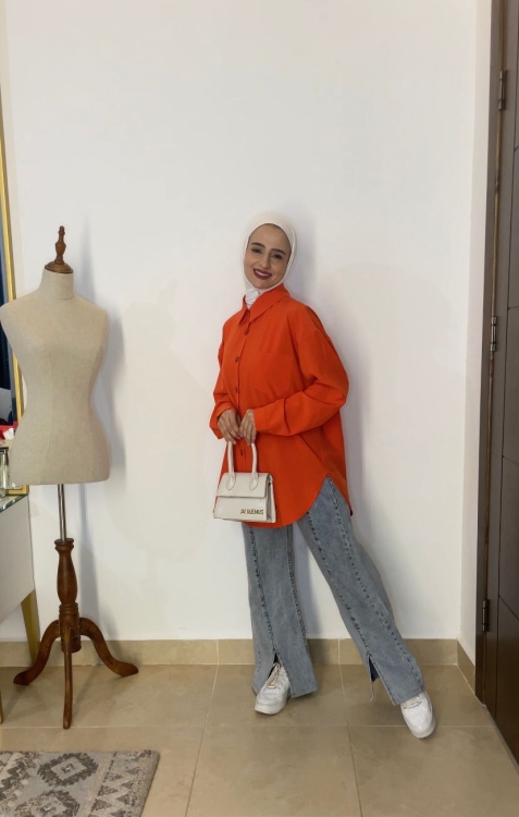 قميص صيفي ااورنج