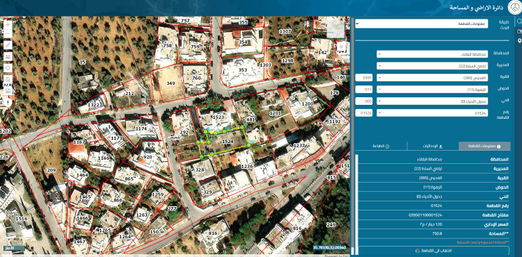 الفحيص الرهوة سكن ب 750 متر