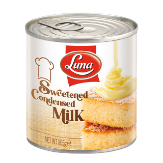 لونا حليب مكثف محلى 395 غم