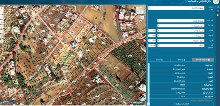 الفحيص ام الاخرق 298 مساحة 931 م