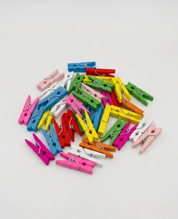 ملاقط ملونة 3.5 CM