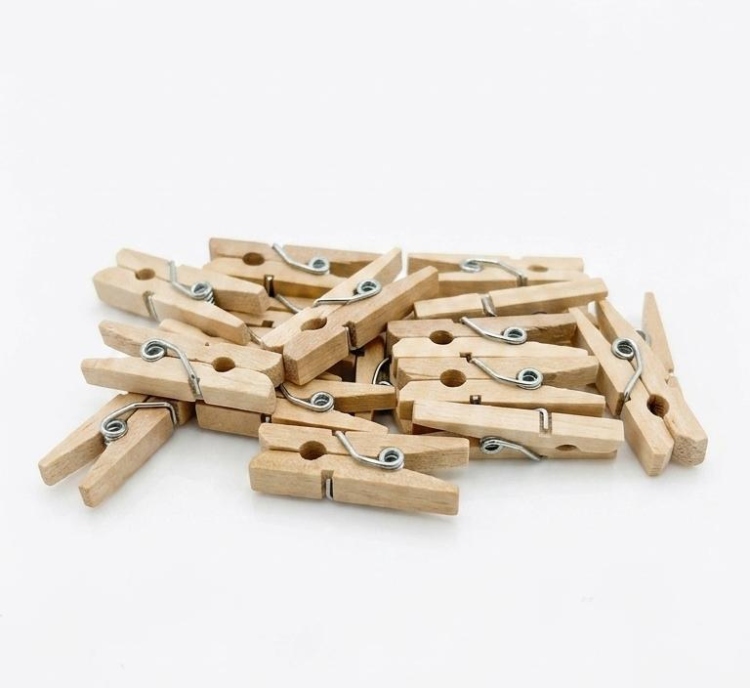 ملاقط خشبي  2.5cm