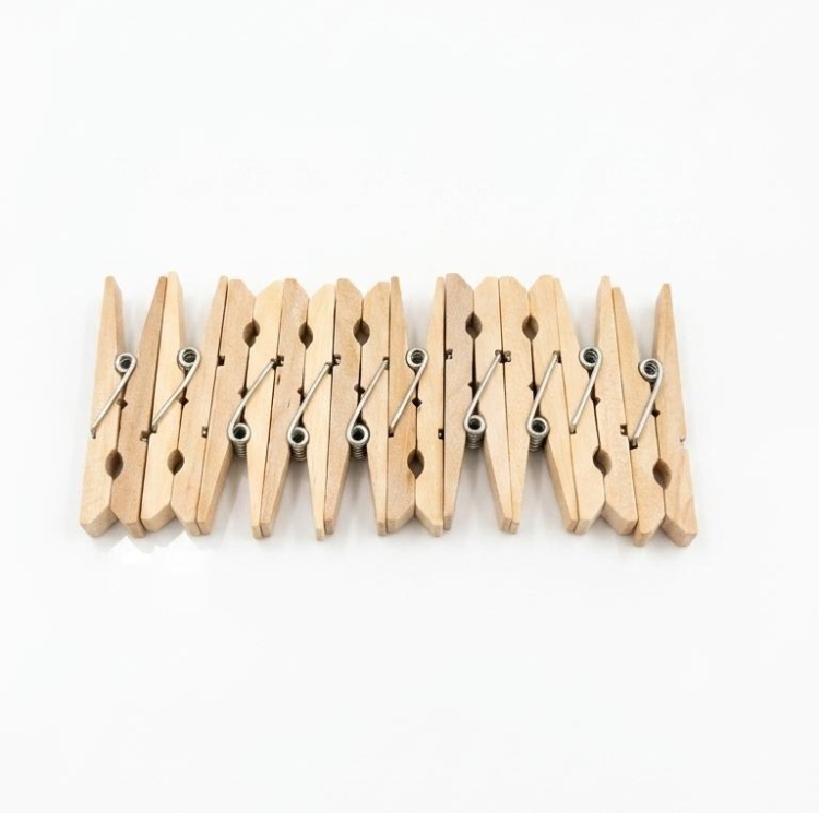 ملاقط خشب سادة 4.5CM