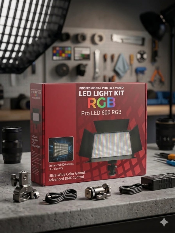 اضاءة حجم وسط 600 RGB